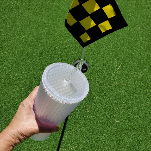 NWT Spring 2022 Icy Lilac grid Venti Cup Unicorn Iridescent - Picture 5 of 6